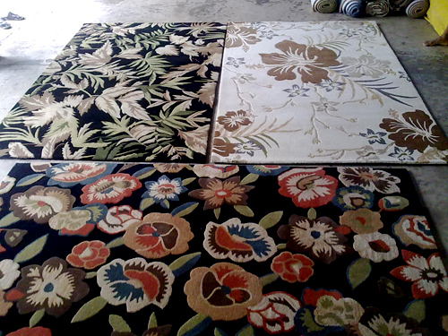 Designer area rugs