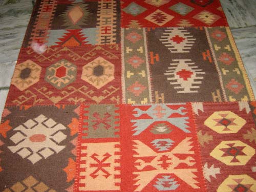 Flatwoven patch rug manufacturers